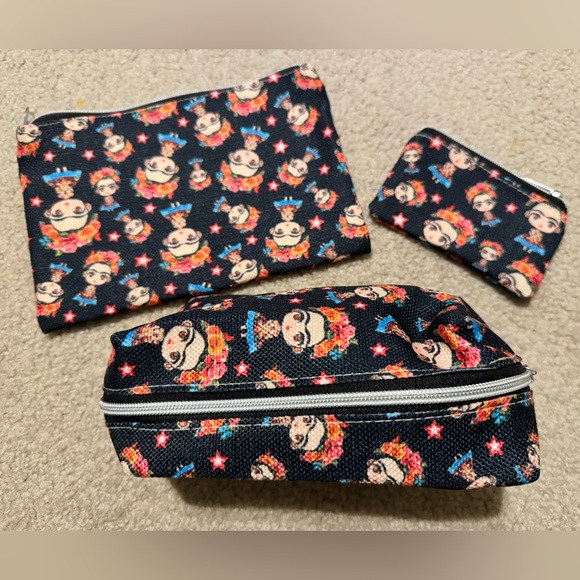 3pc Frida Kahlo bag set - Picture 2 of 7